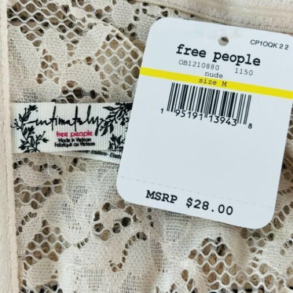 FREE PEOPLE Lacey Looks Bandeau Nude OB1310880 - Picture 3 of 6